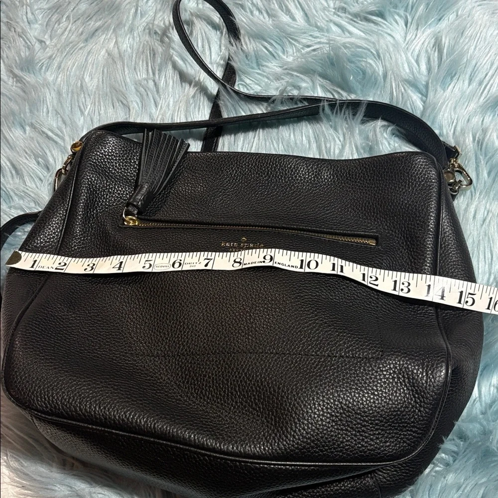 Kate Spade Michaela Chester Street Black Pebbled Leather Hobo Bag